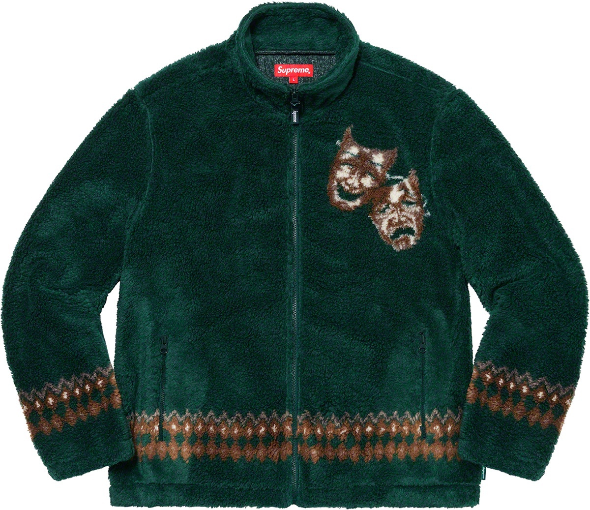 Drama Mask Fleece Jacket view 8